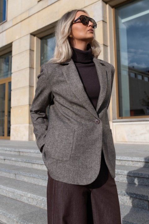 LEMONADA Marynarka w jodełkę