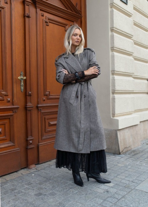 Lemonada płaszcz Jodełka