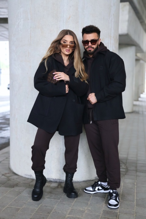 PŁASZCZ DAMSKI BG GRETA | CZARNY PŁASZCZ DAMSKI BG GRETA | CZARNY