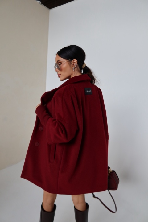 Płaszcz ETERNAL bordo LA MANUEL