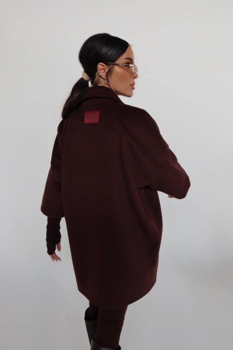 Płaszcz ETERNAL czekolada LA MANUEL