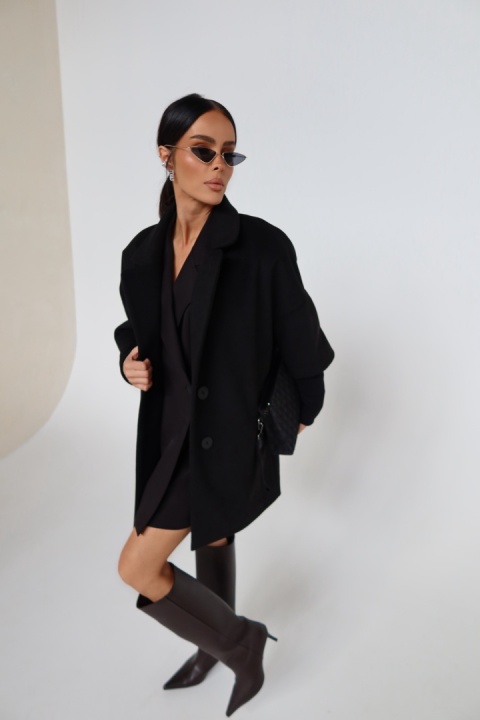 Płaszcz ETERNAL czarny LA MANUEL