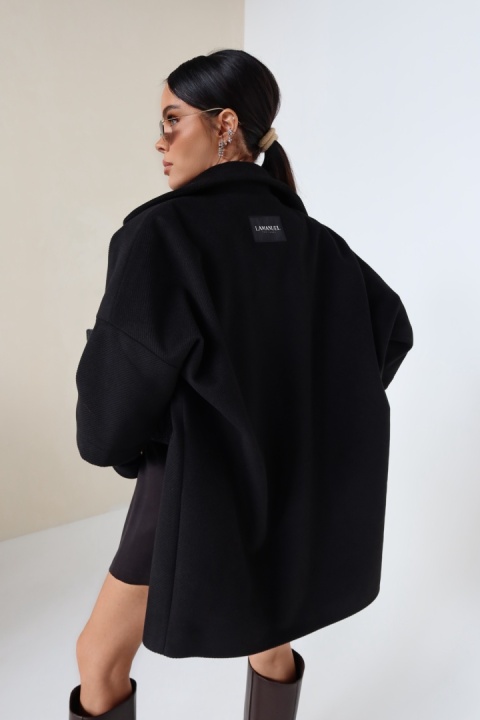 Płaszcz ETERNAL czarny LA MANUEL