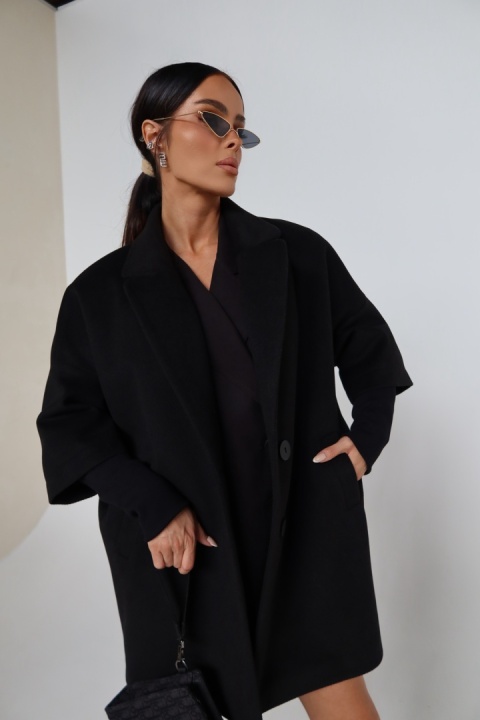 Płaszcz ETERNAL czarny LA MANUEL