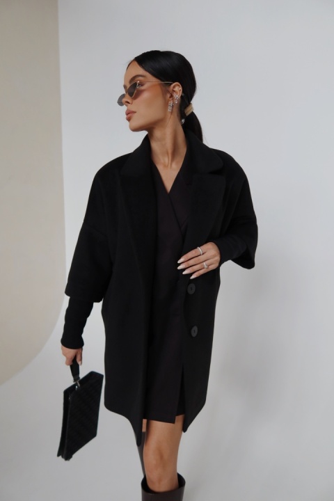 Płaszcz ETERNAL czarny LA MANUEL