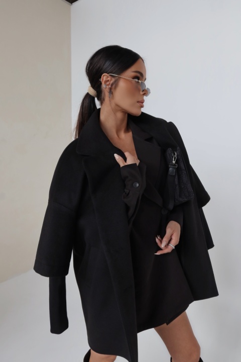 Płaszcz ETERNAL czarny LA MANUEL