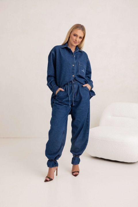 SPODNIE JEANS NIEBIESKIE Sempre