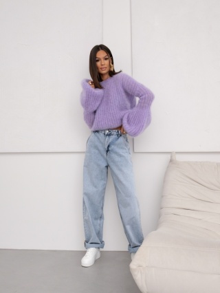 SWETER PUSIA PREMIUM fioletowy