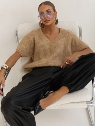 Sweter Amara cocomore karmelowy