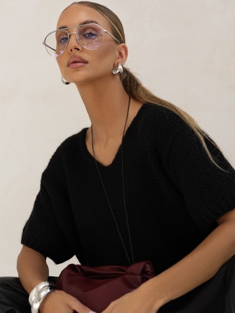 Sweter Amara cocomore czarny