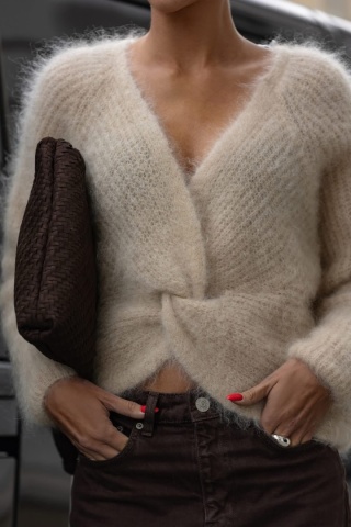 Sweter Teilor YARN beżowy