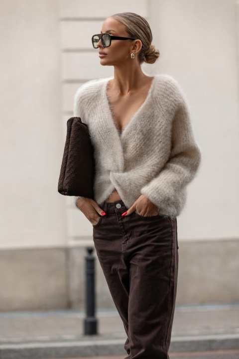 Sweter Teilor YARN beżowy