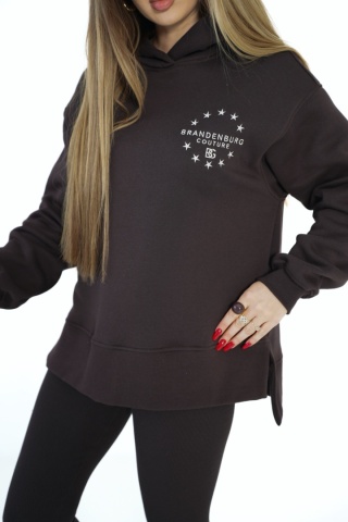 BLUZA DAMSKA BG CLOUD | CZEKOLADOWA