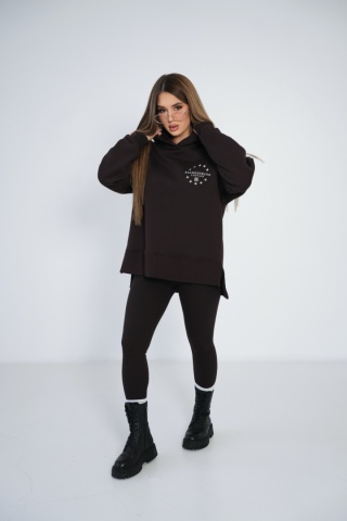 BLUZA DAMSKA BG CLOUD | CZEKOLADOWA