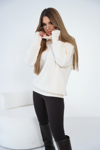 BLUZA DAMSKA BG SAY YES | WANILIOWY