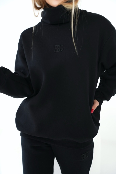 BLUZA DAMSKA BG SAY YES | CZARNY