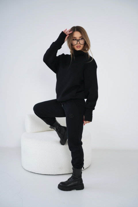 BLUZA DAMSKA BG SAY YES | CZARNY