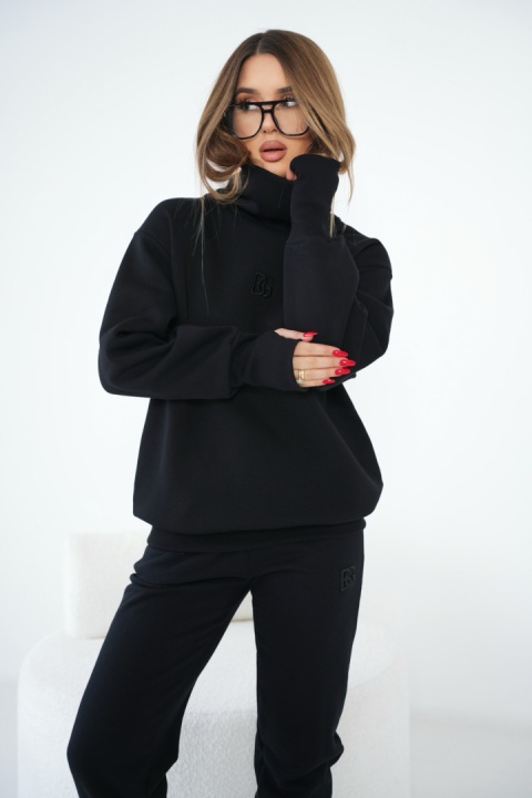 BLUZA DAMSKA BG SAY YES | CZARNY