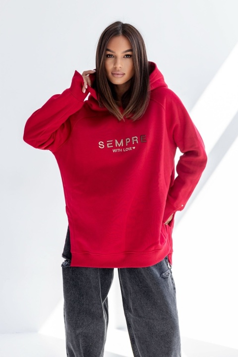 BLUZA Sempre RUBY CZERWONA
