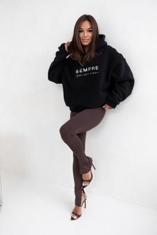 BLUZA TEDDY CZARNA Sempre