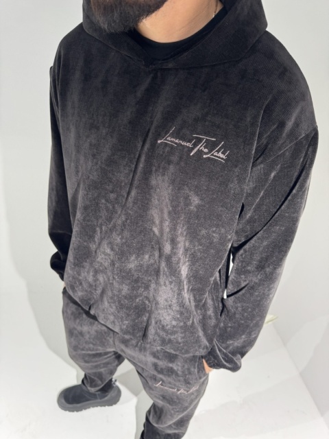 Bluza KING czarna męska LA MANUEL