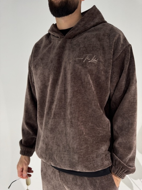 Bluza KING czekoladowa męska LA MANUEL