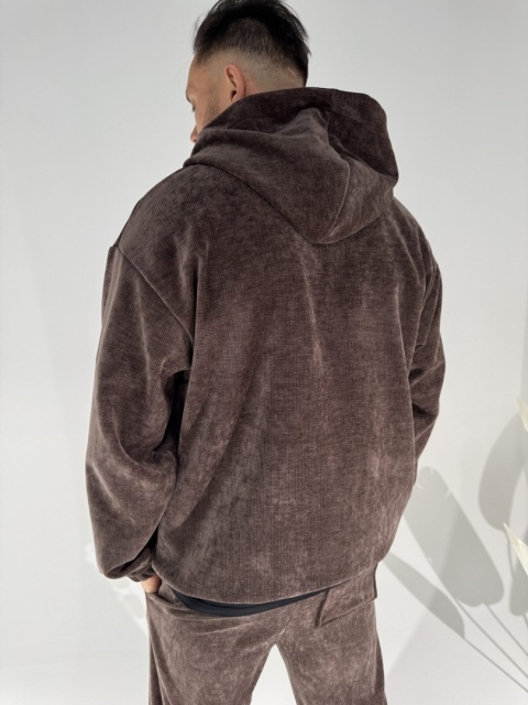 Bluza KING czekoladowa męska LA MANUEL