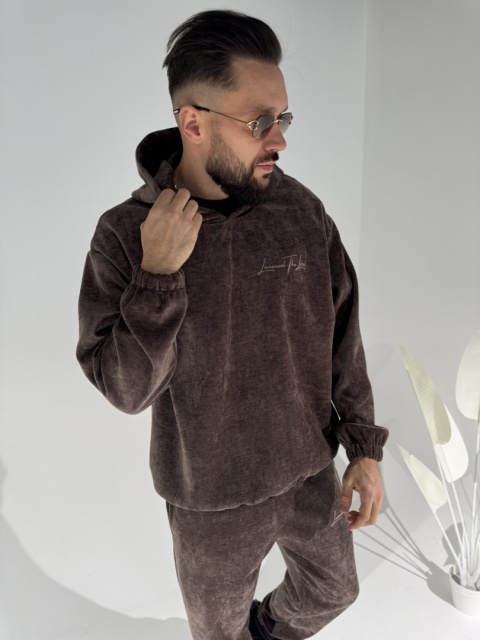 Bluza KING czekoladowa męska LA MANUEL