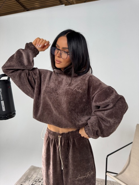 Bluza QUEEN czekoladowa LA MANUEL