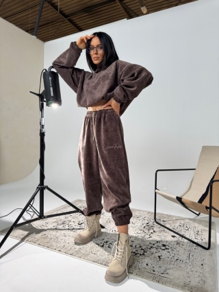 Bluza QUEEN czekoladowa LA MANUEL