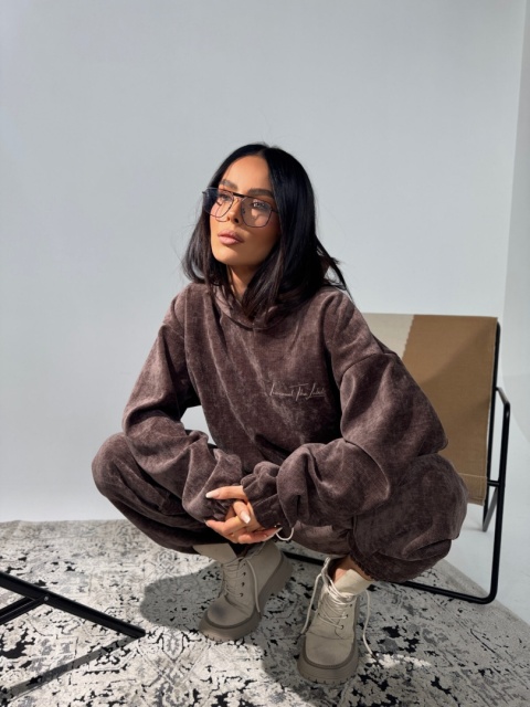 Bluza QUEEN czekoladowa LA MANUEL