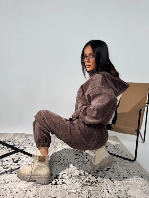 Bluza QUEEN czekoladowa LA MANUEL