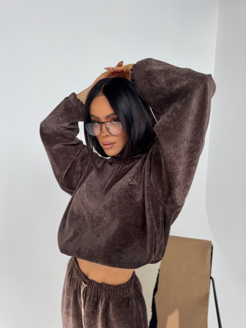 Bluza QUEEN czekoladowa LA MANUEL