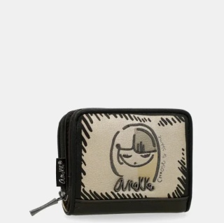 Mała portmonetka damska - ANEKKE MADEMOISELLE NATURE KOKO 41869-903