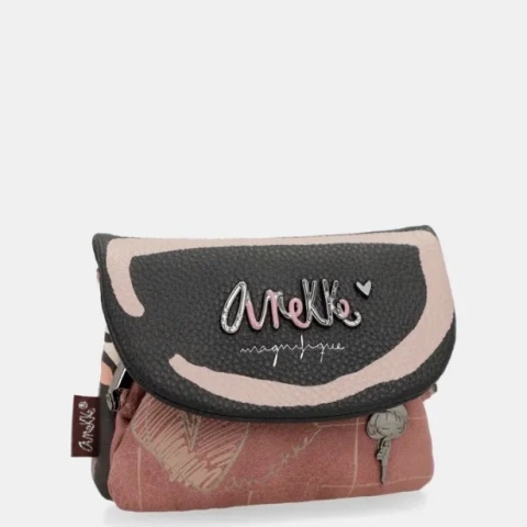 Mały damski portfel z klapką - ANEKKE MADEMOISELLE PARISIAN 41819-016