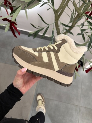 Sneakersy ocieplane za kostkę