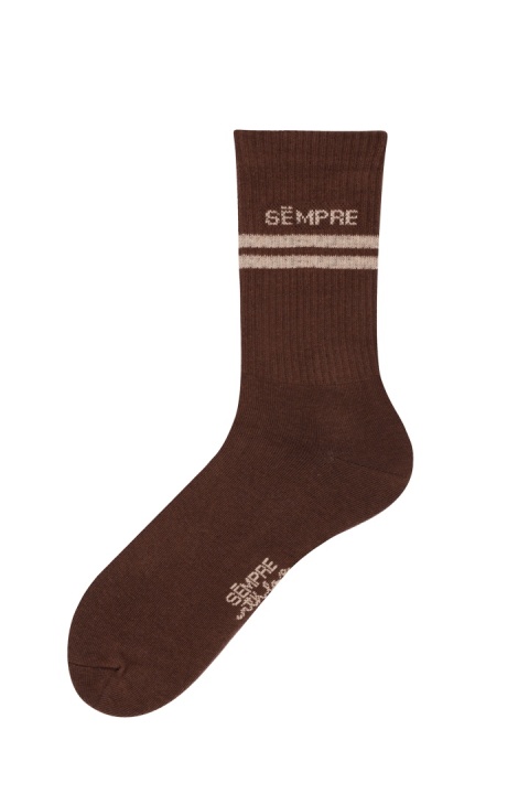 SKARPETKI LOLA JASNA CZEKOLADA/BEŻOWY