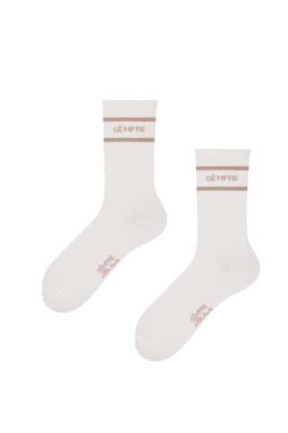 SKARPETKI LOLA WANILIOWY/BEŻ