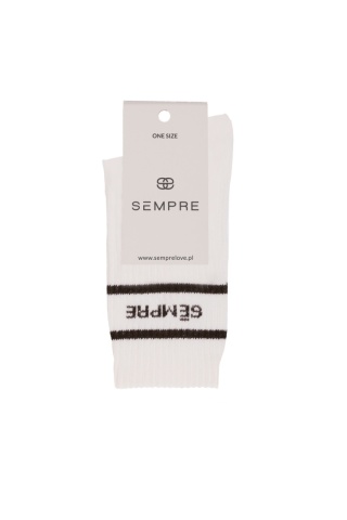 SKARPETKI LOLA WANILIOWY/CIEMNY CZEKOLADOWY