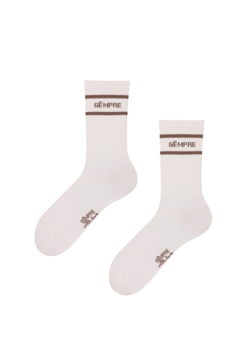 SKARPETKI LOLA WANILIOWY/JASNY CZEKOLADOWY