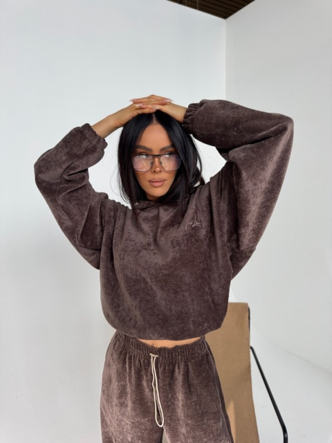 Spodnie QUEEN czekoladowe LA manuel