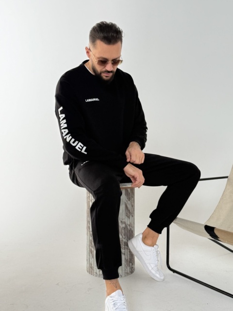 Spodnie męskie UNITY czarneLA MANUEL