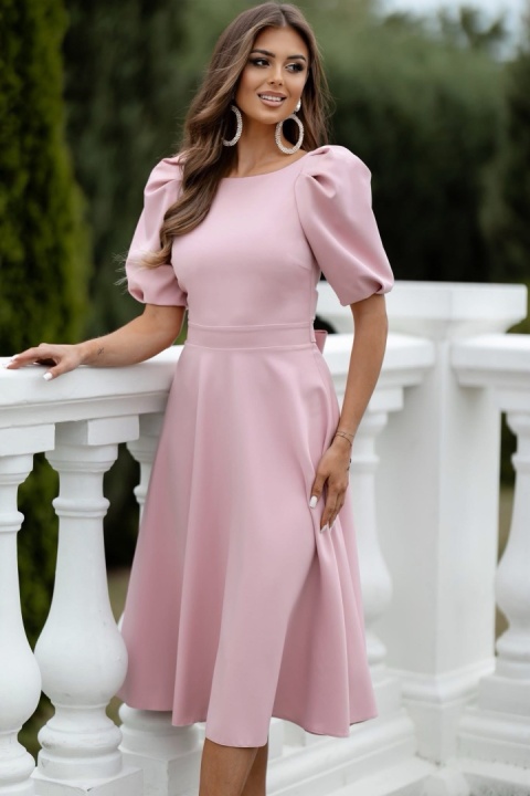 Sukienka Sheila midi puder róż Lacoria