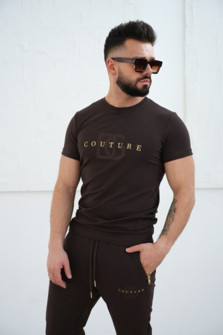 T-SHIRT MĘSKI BG FITO | GORZKA CZEKOLADA