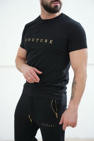 T-SHIRT MĘSKI BG FITO | CZARNY