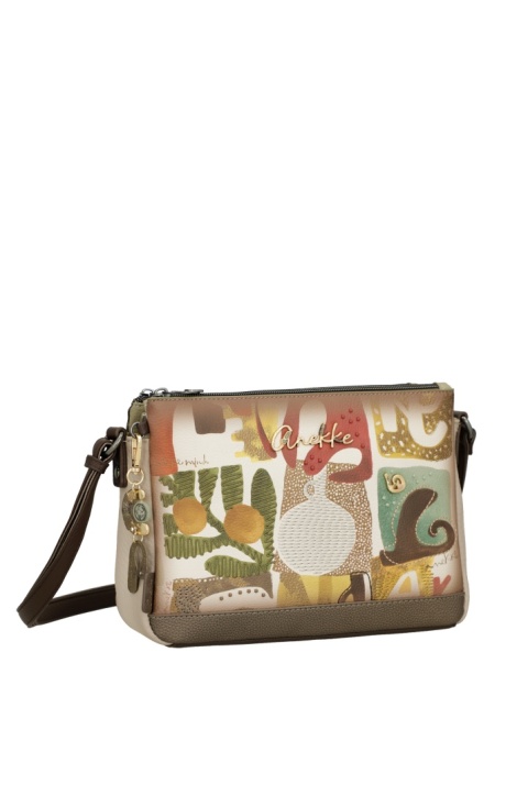 Torebka damska trzykomorowa - ANEKKE MUSE AMPHORA 42713-184