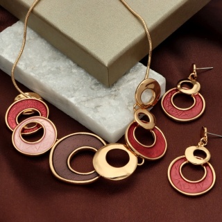 Biżuteria artystyczna komplet S97349