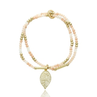 Bransoletka jesienny liść B98213