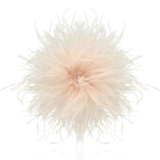 Broszka z piór marabuta BR97700