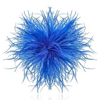 Broszka z piór marabuta BR97705